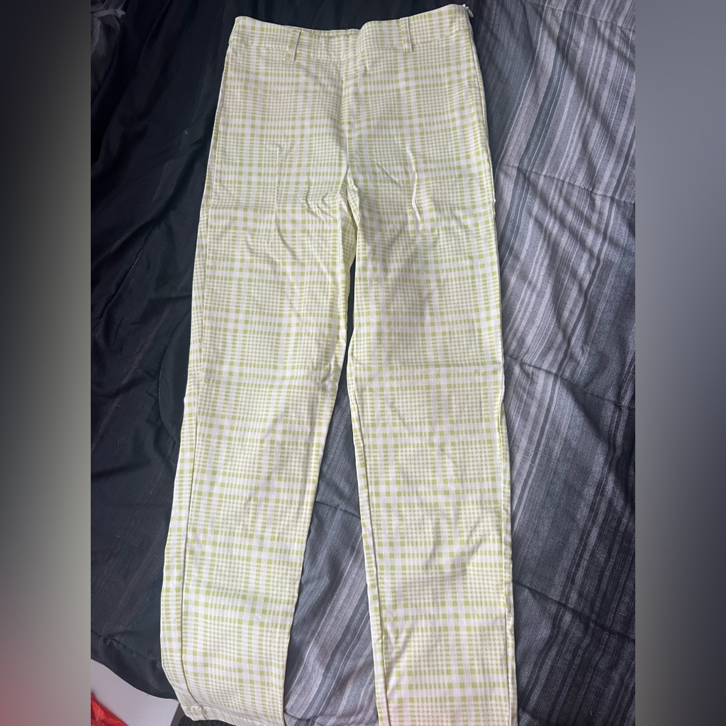 Spring Checkered Pants